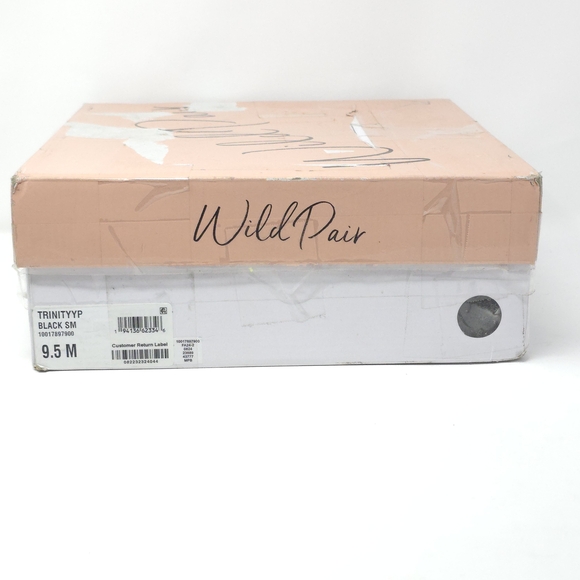 Wild Pair Trinityy Black Knit Pointed Toe Pull-On Booties 9.5M - Picture 12 of 13